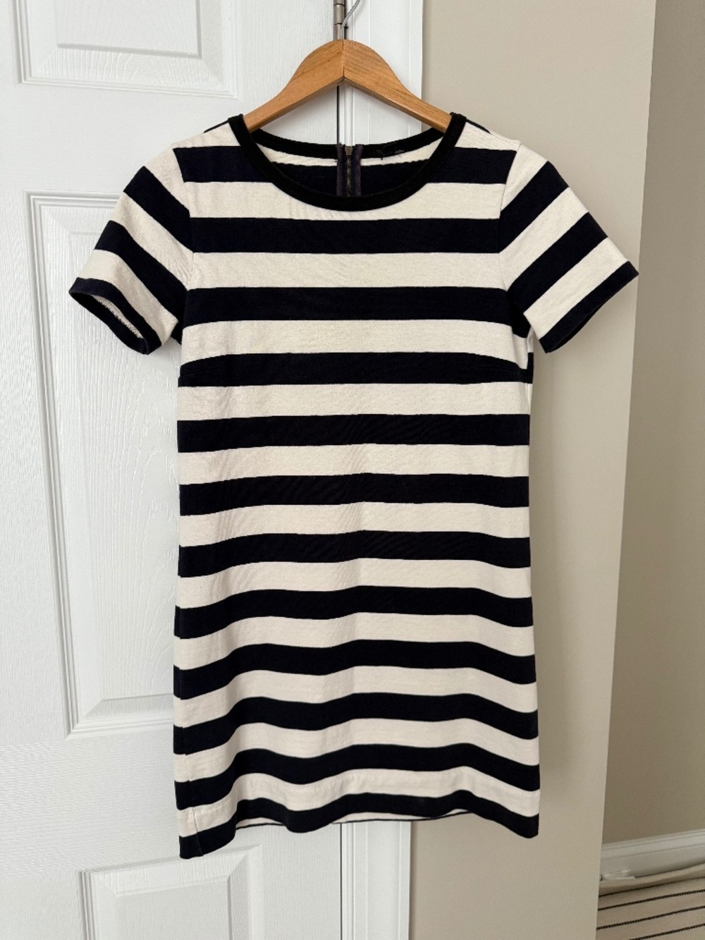 J. Crew striped black/white dress, Women size XS